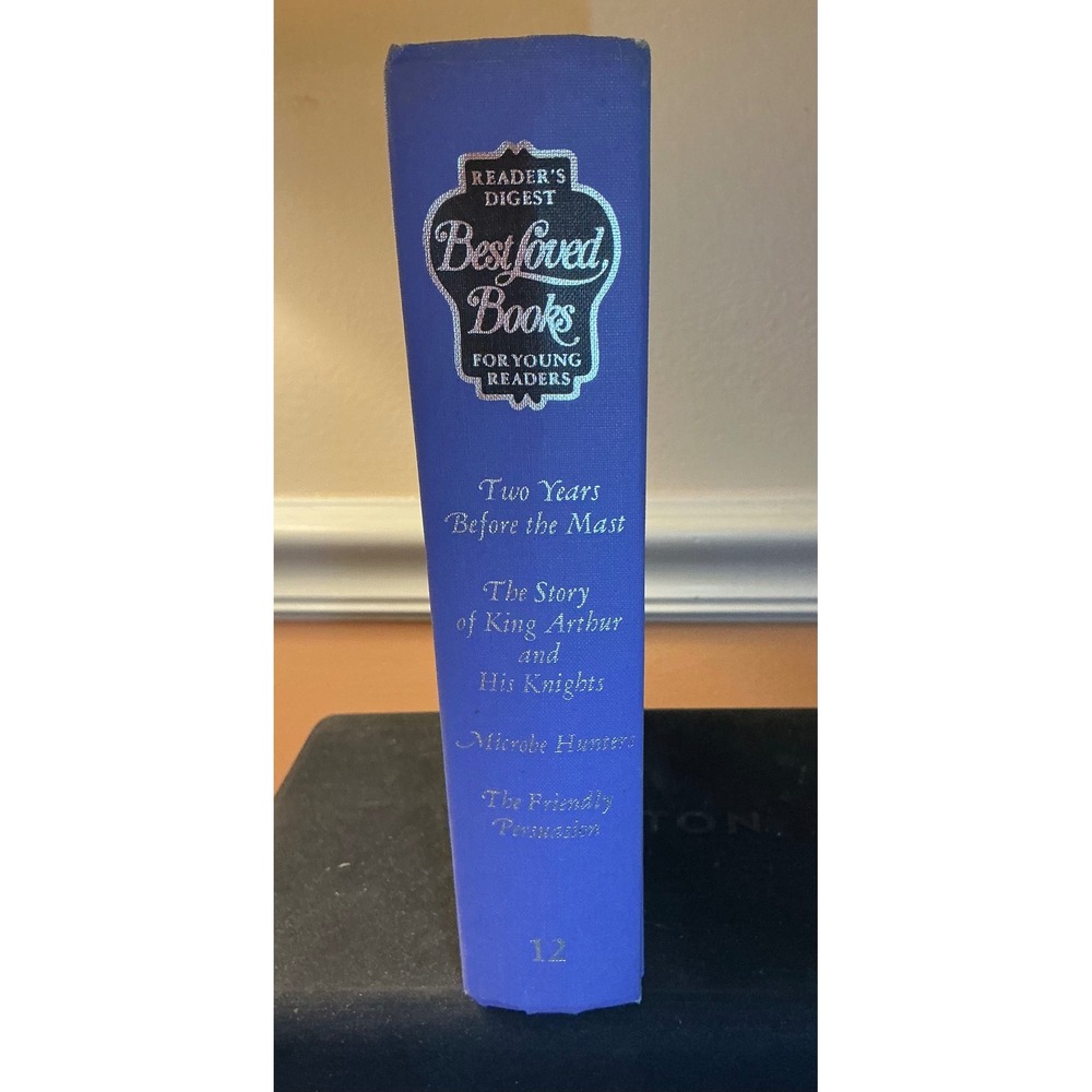 Readers Digest Best Loved Books for Young Readers Vol 12 King Arthur Blue VTG